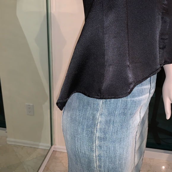 ⭐️Patricia Luca High low button up short sleeve - Picture 6 of 14